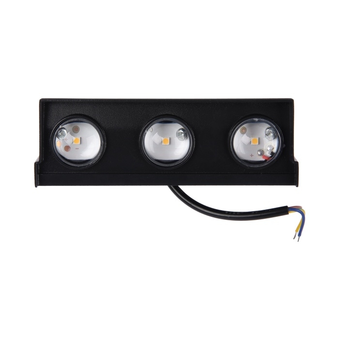 Светильник фасадный «Каскад», FSD-093, 3 Вт, 3000К, 3 луча, IP65, 220 В, металл, черный Светильник фасадный «Каскад», FSD-093, 3 Вт, 3000К, 3 луча, IP65, 220 В, металл, черный