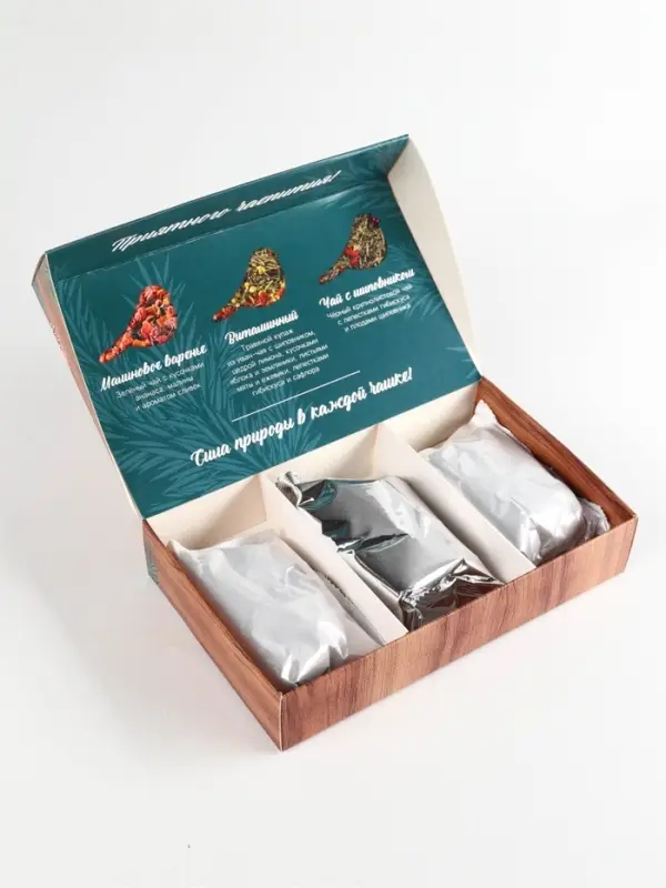 Чайный набор "Зздоровья в новом году", 3х 20 гр