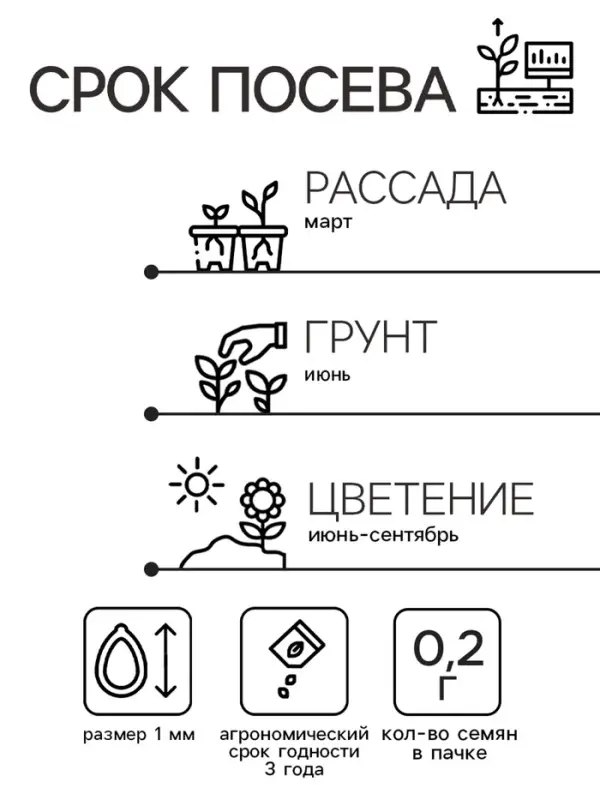 Семена цветов Книфофия  Семена цветов Книфофия "Сюрприз", Евро, 0,2 г