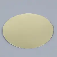 Подложка для торта, кондитерская, 20 см, золото, 0.8 мм