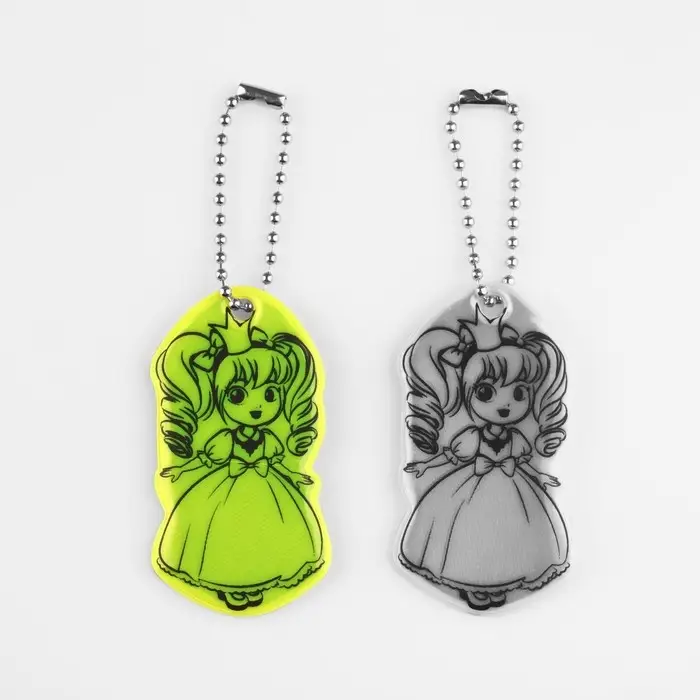 Светоотражающий элемент «Принцесса», двусторонний, 6×3.4 см, МИКС Светоотражающий элемент «Принцесса», двусторонний, 6×3.4 см, МИКС