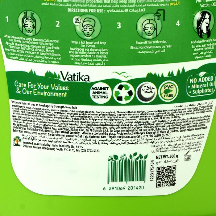Маска для волос Dabur Vatika Naturals Hot Oil Treatment Hair Fall Control от выпадения волос, 500 г Маска для волос Dabur Vatika Naturals Hot Oil Treatment Hair Fall Control от выпадения волос, 500 г
