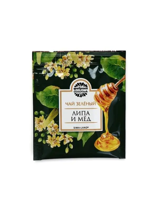 Подарочный чёрный чай &laquo;Крутой мужик&raquo;: липа и мёд, 25 пакетиков