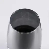 Ваза «Абстракция», полоса, овал, h=26 см, стекло, серо-чёрная Ваза «Абстракция», полоса, овал, h=26 см, стекло, серо-чёрная