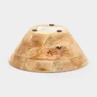 Салатник &laquo;Пряник&raquo;, 25&times;25&times;10 см, дерево манго