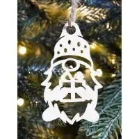 Ёлочные игрушки деревянные в коробке, набор 15 шт.