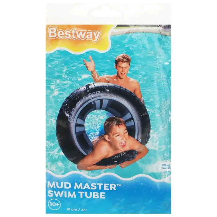 Круг для плавания Mud Master, надувной, d=91 см, от 10 лет, 36016 Bestway