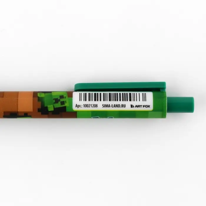 Ручка шариковая автоматическая матовая «Пиксели», 0,7 мм Ручка шариковая автоматическая матовая «Пиксели», 0,7 мм