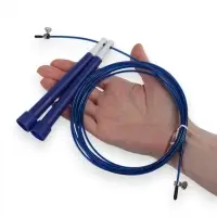 Скакалка спортивная ONLYTOP, 3 м, регулируемая, скоростная, с подшипником, МИКС