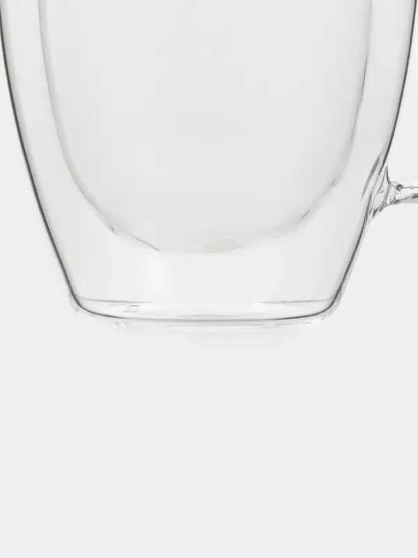 Набор кружек с двойными стенками Magistro Doppio vetro, 350 мл, 2 шт., 13&times;11 см, стекло, прозрачный