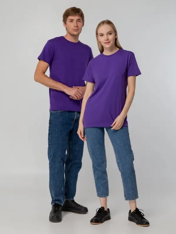 Футболка унисекс T-bolka 140, фиолетовая, размер S Футболка унисекс T-bolka 140, фиолетовая, размер S