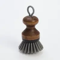 Щетка универсальная &laquo;Олаф&raquo; деревянная ручка, 9.5&times;6.5 см, чёрная