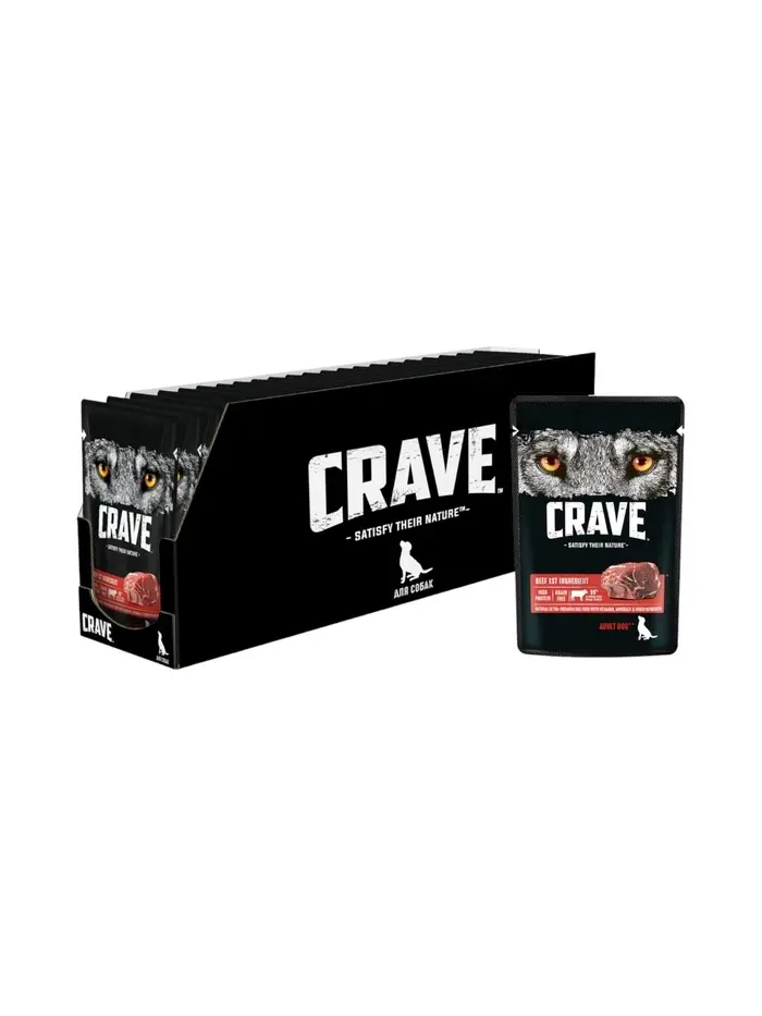 Влажный корм Crave для кошек, пауч говядина в желе 70г Влажный корм Crave для кошек, пауч говядина в желе 70г