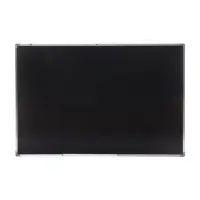 Доска магнитно-маркерная Calligrata, 100&times;150 см, черная, с полочкой, в алюминиевой рамке