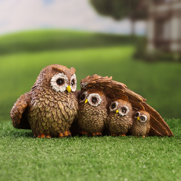 Фигурка Фигурка "Семейство сов" 21х11х10см