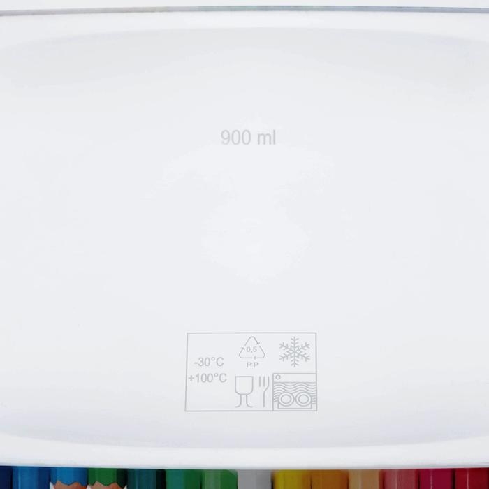 Корзина для хранения с крышкой «Карандаши», 20,5×14×4,6 см, цвет белый Корзина для хранения с крышкой «Карандаши», 20,5×14×4,6 см, цвет белый