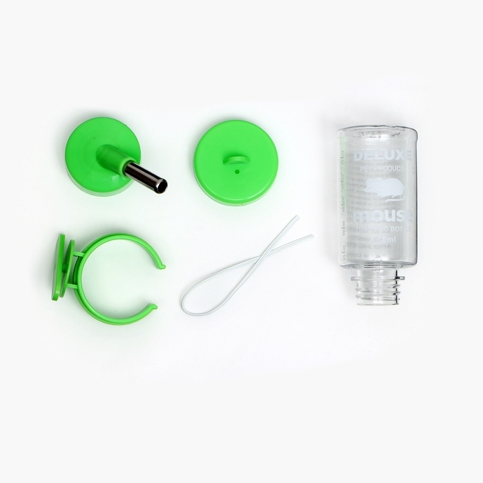 Поилка для грызунов 80 мл, 9 Х 4,5 см, микс цветов Поилка для грызунов 80 мл, 9 Х 4,5 см, микс цветов