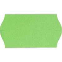 Этикет-лента Эконом 22х12 зел волна 1000шт/рул 10рул/уп