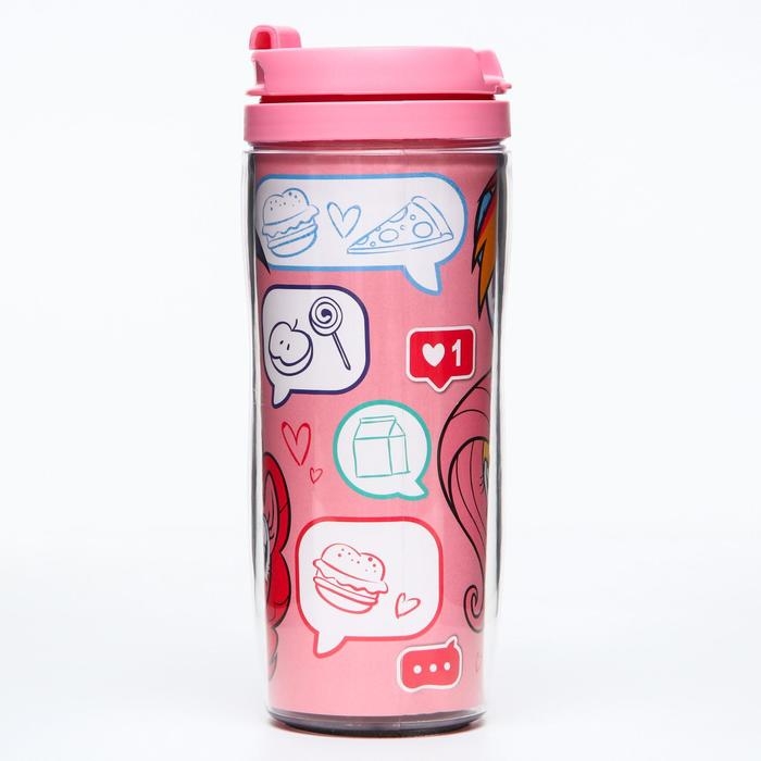 Термостакан, 350 мл  Термостакан, 350 мл "Like!", My little pony