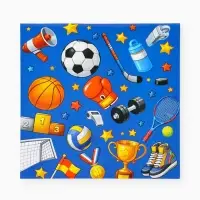 Блокнот 10&times;10, 16 листов в клетку &laquo;Спорт&raquo;