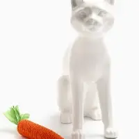 Игрушка-когтеточка для кошек "Морковка", 20 см, оранжевая Игрушка-когтеточка для кошек "Морковка", 20 см, оранжевая