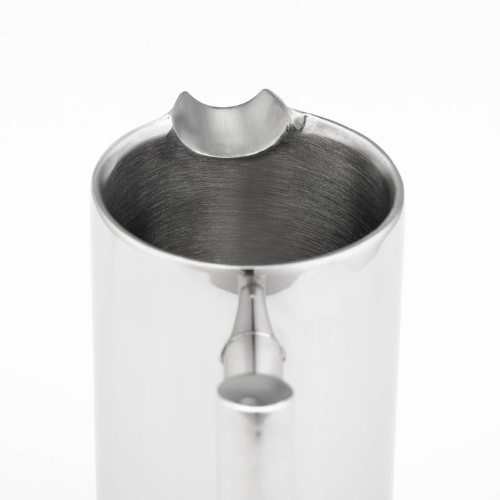 Френч-пресс из нержавеющей стали «Моко», 1 л, цвет хромированный Френч-пресс из нержавеющей стали «Моко», 1 л, цвет хромированный