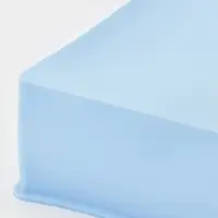 Форма для выпечки Доляна &laquo;Квадрат&raquo;, 20.5&times;5 см, силикон, светло-голубая