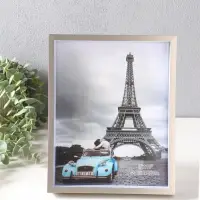 Фоторамка пластик 20х25 см "Ламберто" серебро с белым 26х21х3,5 см