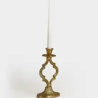 Подсвечник &laquo;Слияние&raquo;, 12&times;8&times;23 см, алюминий