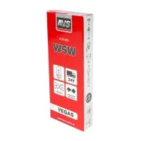 Лампа AVS Vegas 24V. W5W (W2,1x9,5d) BOX 10шт.