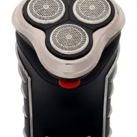 Электробритва Sakura SA-5414BK, АКБ, сеточная, 3 плавающие головки, триммер, чёрная Электробритва Sakura SA-5414BK, АКБ, сеточная, 3 плавающие головки, триммер, чёрная