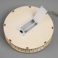 Подвеска световая &laquo;Дед Мороз и Снегурочка&raquo;, 15&times;3 см, 6 LED, от батареек АААx2, свечение тёплое белое