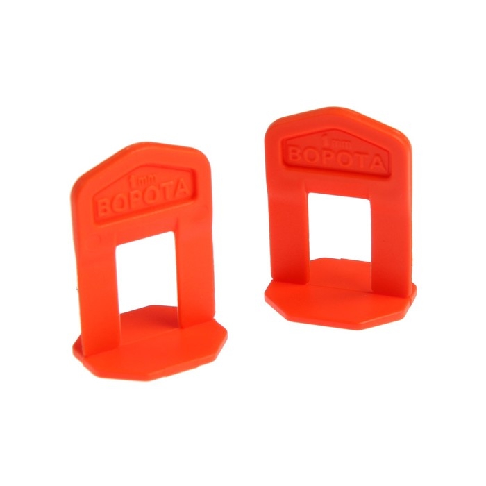 Зажим  Зажим "Ворота" для выравнивания плитки ТУНДРА, 1 мм, в упаковке 500 шт.