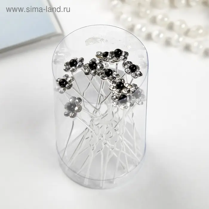 Шпилька для волос «Циненария», серебро Шпилька для волос «Циненария», серебро