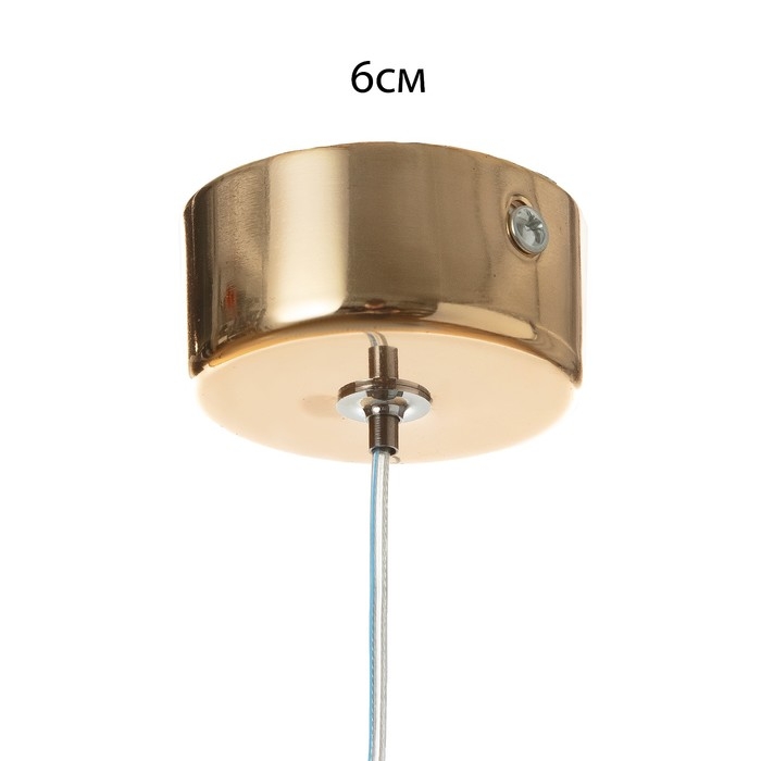 Светильник подвесной Светильник подвесной "Балансия" LED 6Вт 4000К золото 3х3х40-140см