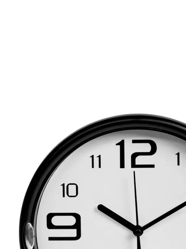 Часы настенные &laquo;Числа&raquo;, d=23 см, черные