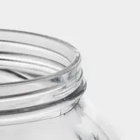 Банка для хранения сыпучих продуктов Paşabah&ccedil;e Bella, 1.5 л, стекло, с красной крышкой, прозрачная