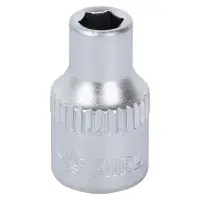 Головка торцевая 1/4"DR шестигранная 4.5мм, L=20мм