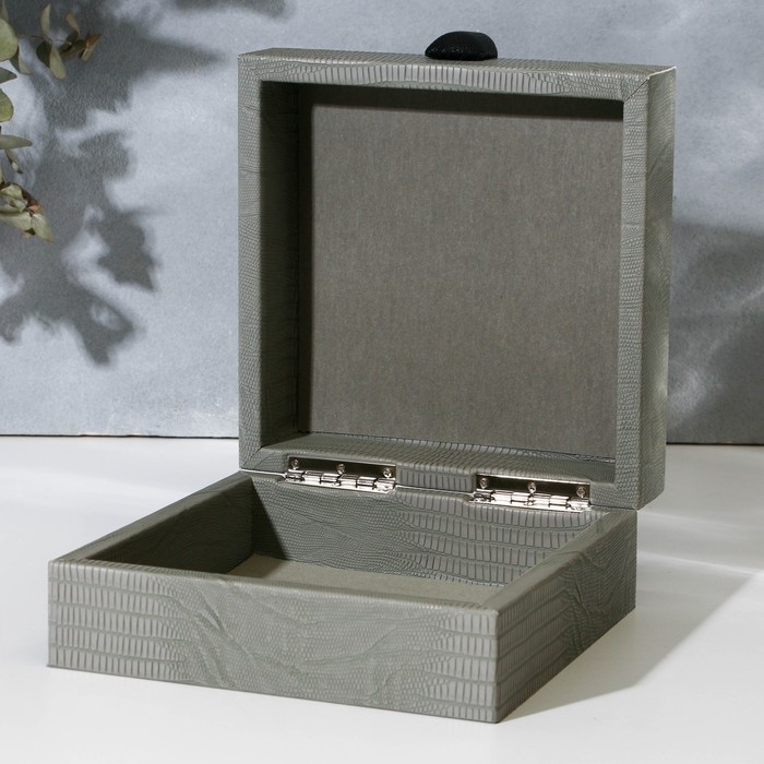 Шкатулка для украшений «Классика» экокожа, набор 2 шт. Шкатулка для украшений «Классика» экокожа, набор 2 шт.