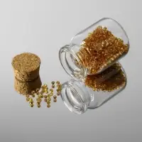 Баночки для хранения бисера, d=3&times;4.5 см, 5 шт.