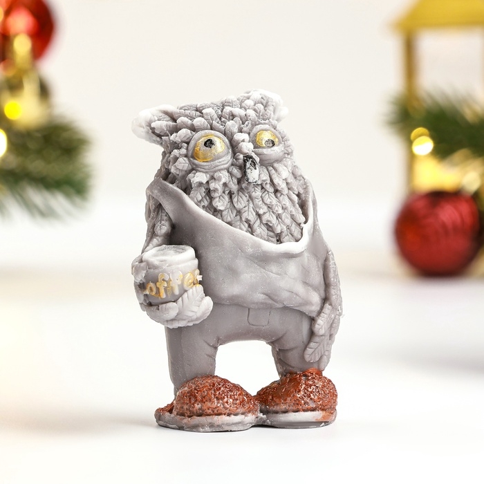 Фигурное мыло Фигурное мыло "Сова - С Добрым утром" 9х6х4,5см/80гр