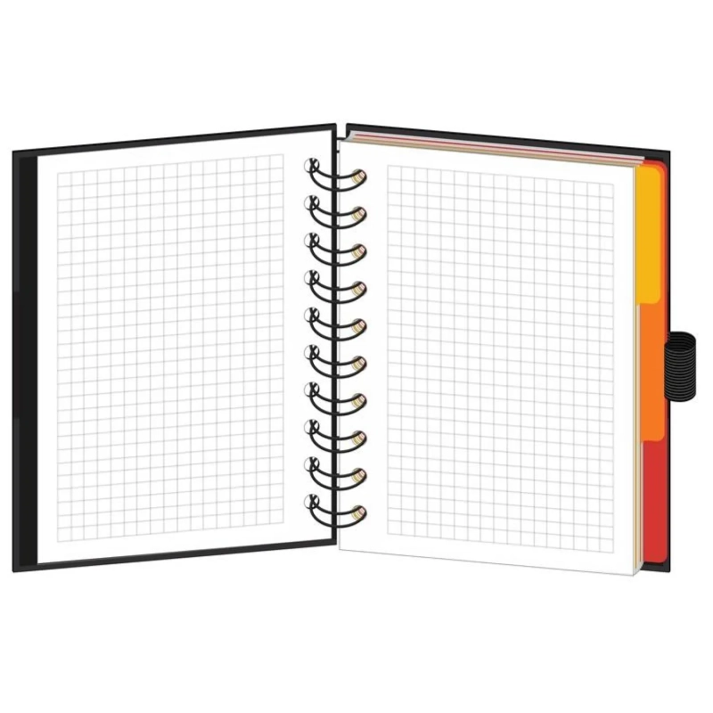 Бизнес-тетрадь Wisdom 7 А6,120л,100х140, 3 разд, клетка, диз 4, 0007