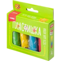 &nbsp;Тесто для лепки Пластишка 4 цв по 30 гр, Тдл-046