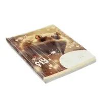 Тетрадь 12 листов в линейку ErichKrause Fluffy, 60 г/м&sup2;, обложка мелованный картон, МИКС