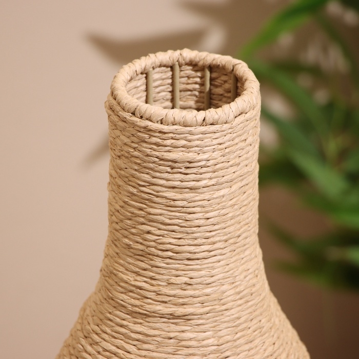 Ваза плетёная, напольная 14х14х70 см Ваза плетёная, напольная 14х14х70 см
