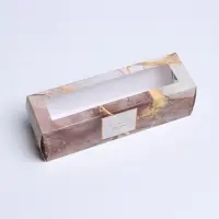 Коробка для макарун, кондитерская упаковка «Present», 18 х 5.5 х 5.5 см