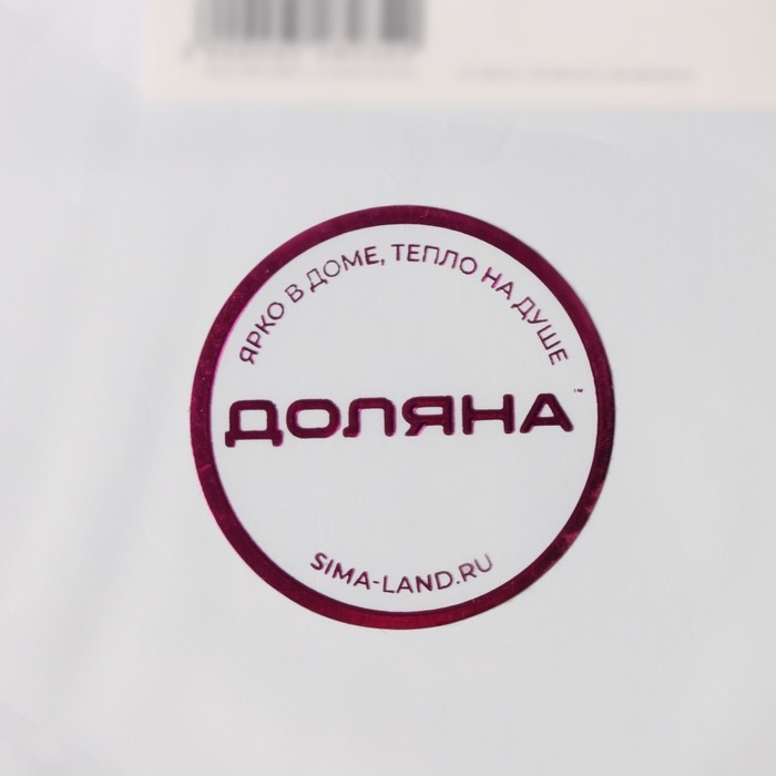 Держатели для карниза Доляна, 2 шт, самоклеящиеся, прозрачные