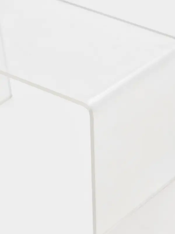 Подставка ступенька одинарная, 10.5&times;6&times;6 см, оргстекло 2 мм