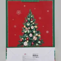Пакет подарочный &laquo;Новогодняя красавица&raquo;, 33&times;10&times;42.5 см