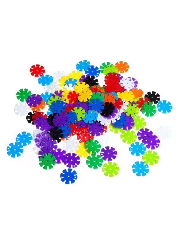 Конструктор обучающий &laquo;Круглые снежинки&raquo;, 198 деталей